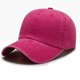 thumbnail image 3 of Gorra de béisbol informal de algodón lavado al agua para mujer: transpirable, correa ajustable, protección solar, para actividades al aire libre en la playa, el parque o de acampada., 3 of 3