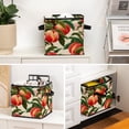 thumbnail image 6 of FeBohao Storage Boxes Bins Fabric with Cardboard Large Capacity Collapsible Clothes Underbed Cute Easy Doll Cubby Toddler Mudroom Decorative Houseware Versatile Basket Organizer ripe peach, 6 of 6
