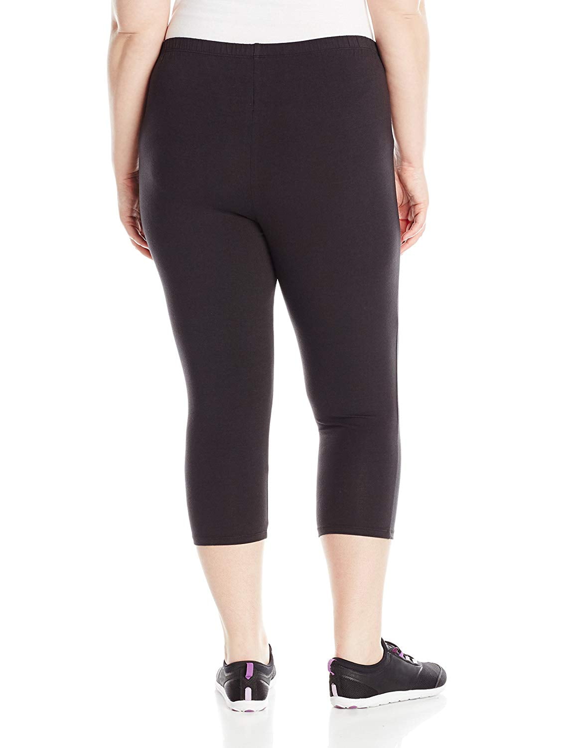 Pima Cotton Stretch Jersey Capri Leggings