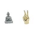 thumbnail image 1 of Escultura en miniatura de Buda Sun Wukong, estatua creativa de escritorio, figura coleccionable para decoración de patio, sala de estar y jardín., 1 of 8