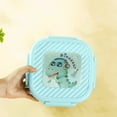 thumbnail image 4 of Heatable Plastic Lunch BoxStudent Bento BoxSquare Divided Compartment Plastic Lunch BoxSealed Lunch BoxPortable, 4 of 6