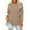 Brown, variant on Long Sleeve Maternity Nursing Tops Clothes for Women Side Split Nursing Breastfeeding Sweatshirt