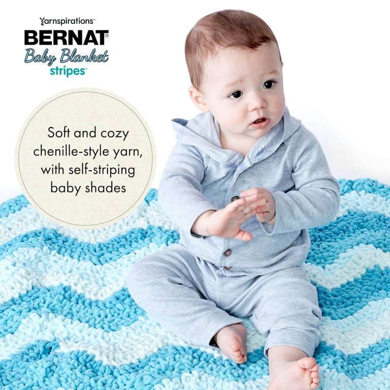 Bernat blanket stripes little lilacs hotsell