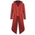 thumbnail image 1 of Manteau Queue-de-Pie Gothique pour Hommes, Style Élégant pour Fête Formelle, 1 of 4