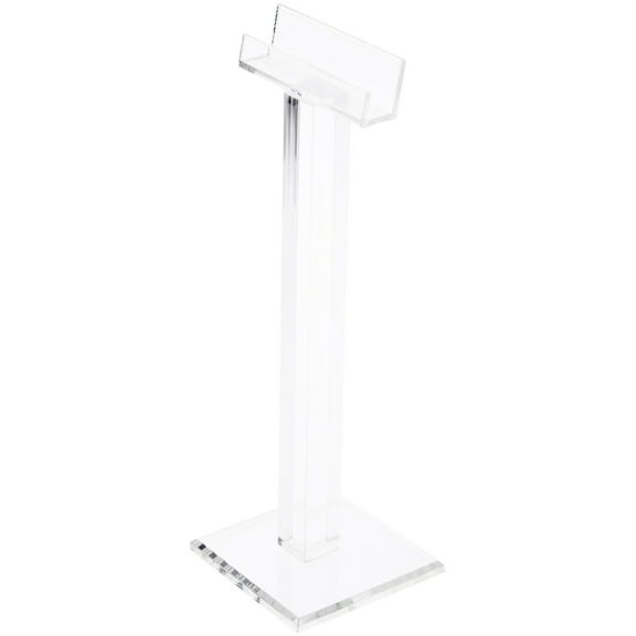Plymor Clear Acrylic Single Frame Display Riser for Eyeglasses, 7.5" H x 3" W x 3" D