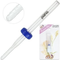 Pana 3/32" White Ceramic Round Safety Nail Drill Bit - Medium Grit