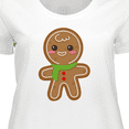thumbnail image 4 of Inktastic Gingerbread Christmas Women's Plus Size T-Shirt, 4 of 5