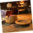thumbnail image 3 of 2pcs Blow off Valve Yarn Bowls for Crocheting Yarn Storage Bowl Storage Bowls Self Made Yarn Holder Bowl Knitting Bowl Crochet Hook Yarn Ball Storage Wooden Organizer -, 3 of 5