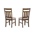 thumbnail image 4 of Powell Turino Rustic Umber Dining Side Chair, 4 of 11