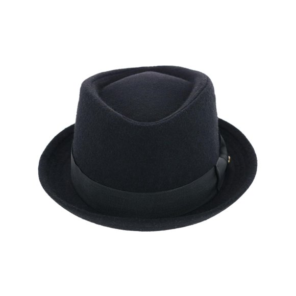 Epoch Hats Company Diamond Shape Wool Fedora with Grosgrain Hatband (Men's)