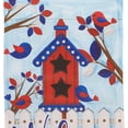 thumbnail image 4 of Northlight Patriotic Birds and Birdhouse "Welcome" Outdoor Garden Flag - 18" x 12.5", 4 of 5