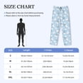 thumbnail image 3 of KLL Mens Pajama Pants for Men,Mens Lounge Pants,Funny Gifts for Men,Men's Pajama Bottoms-Cute Goose On A Blue Sky, 3 of 5