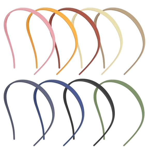 TIE-DailyNec 9Pcs Plastic Headbands, Headband with Teeth for Women, Comfortable No Headache Headband for Eyewear, Hair Accessories