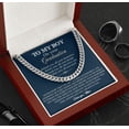 thumbnail image 3 of Graduation Gifts for Son from Mom, Best Graduation Gifts for Guy, men Silver Adult Chain Neckace, 3 of 3