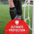 thumbnail image 4 of Espinilleras de fútbol G-Form Pro-S Compact, negras, medianas, para adultos, 4 of 5