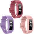 thumbnail image 1 of Compatible con 2 bandas para niños a partir de 6 años, accesorios de pulsera de silicona suave, correa de repuesto para reloj, pulseras deportivas coloridas para 2 para niños y niñas Adepaton LRWJ547-10, 1 of 9
