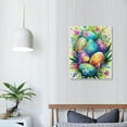 thumbnail image 4 of Awypu Easter Egg Wall Art Colorful egg picture wall decoration Happy Easter Wall decoration canvas print painting artwork Family living Room Bedroom Bathroom decoration, 4 of 5