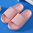 thumbnail image 1 of WDZKN zapatillas concisas de moda para mujer, chanclas planas ligeras de EVA para el Hogar, baño, masaje cómodo, toboganes de Interior para mujer, 1 of 7