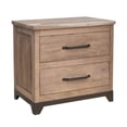 thumbnail image 2 of Benjara BM311872 29 in. Umey Nightstand with Drawer Metal Handle Support Legs, Wood & Brown, 2 of 6