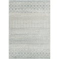 thumbnail image 2 of Boutique Rugs Morey Farmhouse Moroccan Geometric Runner Rug - Boho Aztec Tribal Carpet for Hallway, Kitchen - Light Gray, Cream - 2'7" x 7'7" Runner, 2 of 10