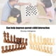 thumbnail image 5 of Juguete de Pieca de Ajedrez, 32 Piezas de Madera Estánda Staunton Juego de Pezas de Ajedrez Juego de Rompecabezas O Niños Sin Tablero de Ajedrez, 5 of 7