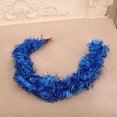thumbnail image 3 of CuiLiyq Christmas Tinsel Twist Garland, 5.91 Ft Plastic Color Strips Holiday Decorations, for Xmas Tree Indoor Outdoor Home Party Supply (Blue), 3 of 3