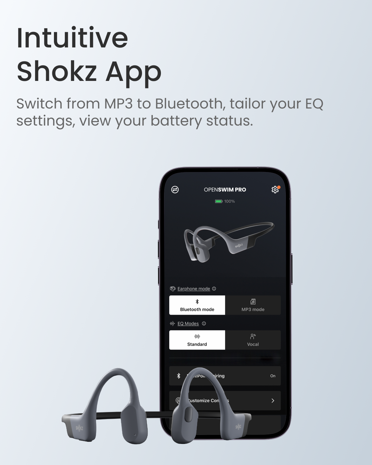 Shokz OpenSwim Pro Bone Conduction Bluetooth Headphones photo 8