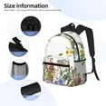 thumbnail image 5 of Fotbe Herbs and Wildflowers Lightweight Casual Laptop Backpack for Men and Women, Daily use Waterproof backpack, Backpack for College, 5 of 8