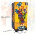 thumbnail image 2 of Height 2.36 Inch Stack Chair, Educational Toys, Building Blocks Stack Chair, Parent-child Gathering Interactive Toys, Multiple Chair Shapes Random, 24 Pieces, Christmas Gift, 2 of 5