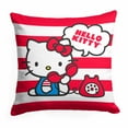 thumbnail image 5 of Hello Kitty Retro Chat Kids Printed Throw Pillow, 18 x 18 inches, 5 of 5