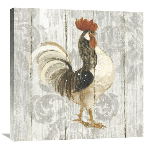 Global Gallery Albena Hristova 'Farm Friend I on Barn Board' Canvas Wall Art