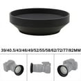 thumbnail image 2 of 39mm 40.5mm 43mm 46mm 49mm 52mm 55mm 58mm 62mm 72mm 77mm 82mm Aluminum Alloy Metal Wide Angle Lens Hood for Camera, 2 of 17