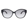 thumbnail image 2 of Kate Spade Kiersten2/S Plastic Mens Oval Sunglasses Black 56mm Adult, 2 of 5