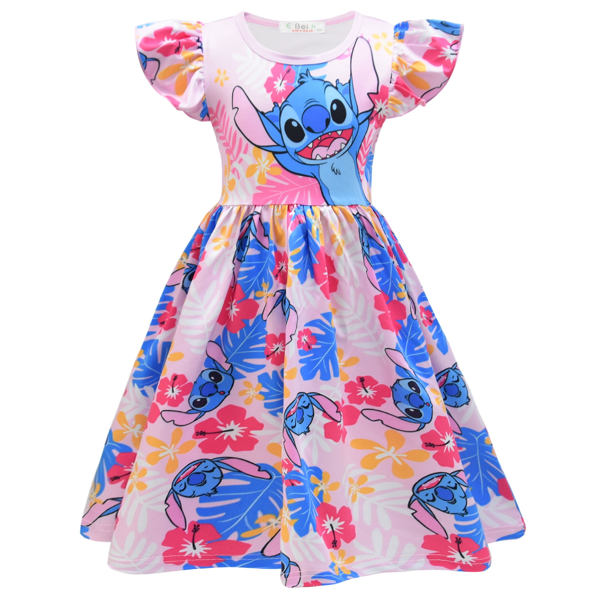 stitch princess dress Girls Stitch Cosplay Dress | Disney Cartoon Costume | Kids Stage  Performance Carnival Party Outfit