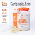 thumbnail image 3 of Protein Powder Genius Vanilla Dual Protein Blend, 1,1 libras, 3 of 8
