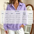 thumbnail image 3 of Hurxie Womens Oversized V Neck Fleece Sweatshirt Casual Long Sleeve Sweatshirts Collared Pullover Sweatshirts, 3 of 7