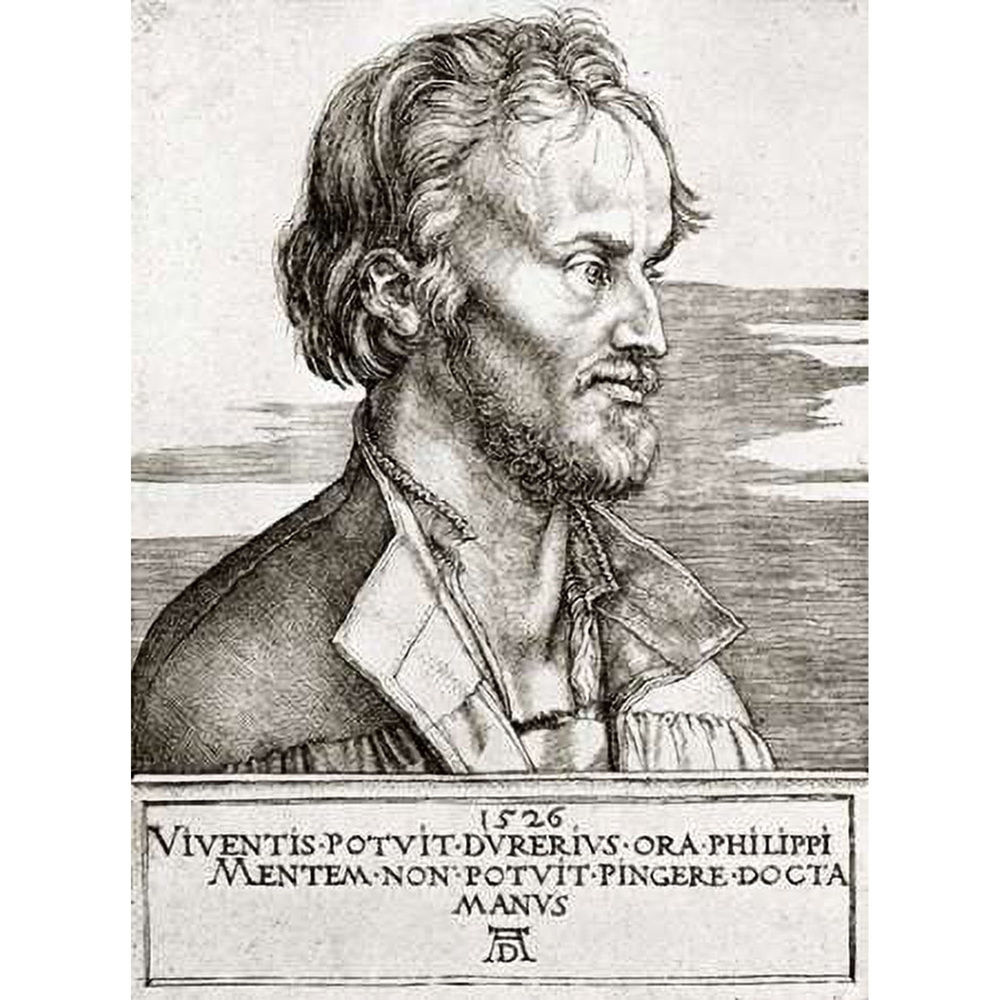 Philip Melanchthon Poster Print by Albrecht Durer (22 x 28)
