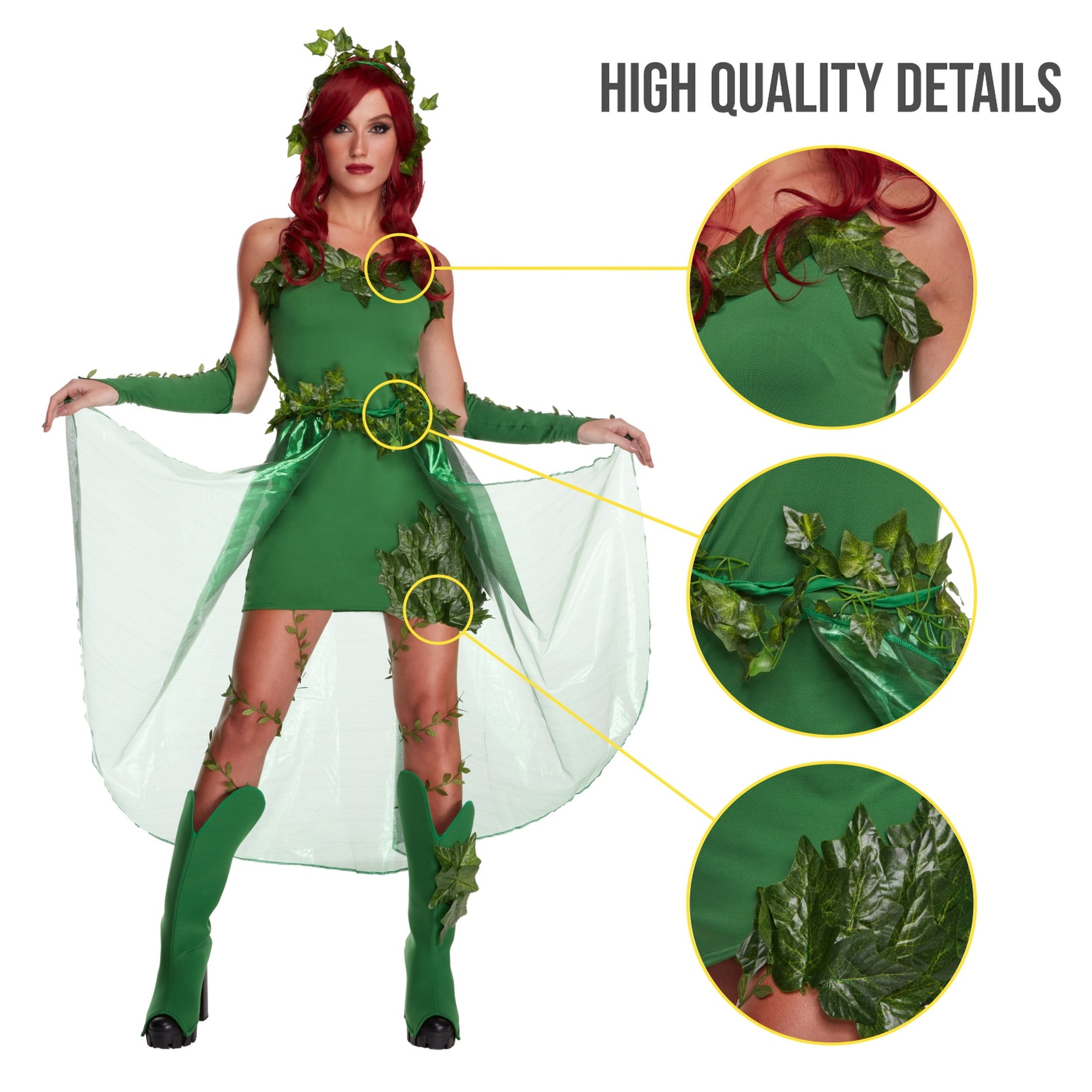ladies villain fancy dress Dreamgirl Dark Mistress Malificent Evil Villain Horns Womens Halloween Costume