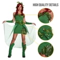 thumbnail image 5 of Morph Costumes Deluxe Green Ivy Costume For Women Villain Fake Leaves Adults Halloween Costume Women Medium, 5 of 5