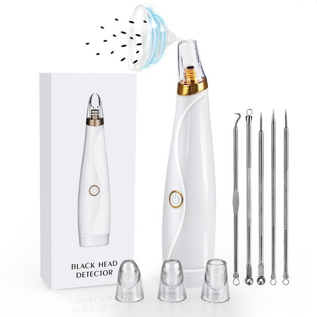 relayinert Blackhead Remover Vacuum Pimple Extractor Blackheads Acne Removal Kit with Replacement Tips and Acne Needles