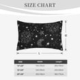 thumbnail image 6 of Balery Space Galaxy Bedding Queen Pillow Cases - Envelope Closure - Soft Brushed Microfiber Fabric - Shrinkage and Fade Resistant Pillow Cases-20"x30", 6 of 9