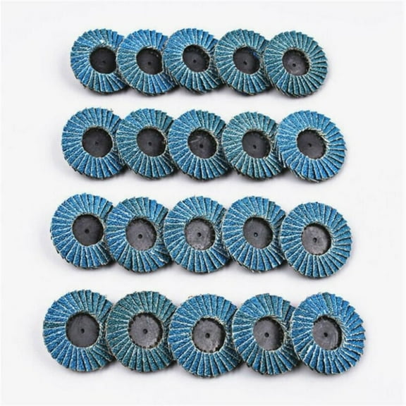 20 PCS Flap Disc 2 Inch T27 40 Grits High Density Zirconia Round Sander Grinding Sanding Sandpaper Wheels 2-in Flap Disc