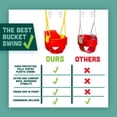 thumbnail image 6 of Premium High Back Full Bucket Toddler Swing Seat with Finger Grip, 6 of 6
