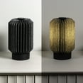 thumbnail image 7 of JONATHAN Y JYL9102A Banks 8.5" Modern Minimalist Paper Pleated Column Accent LED Table Lamp, Black, 7 of 7