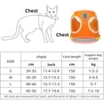 thumbnail image 2 of Pet Cats And Dogs Reflective And Breathable Vest Leash, Adjustable Hanging Pendant (Three Generations), Chest Harness, Gray And Black Color-Blocked Xl Size Orange And Yellow Color S, 2 of 9