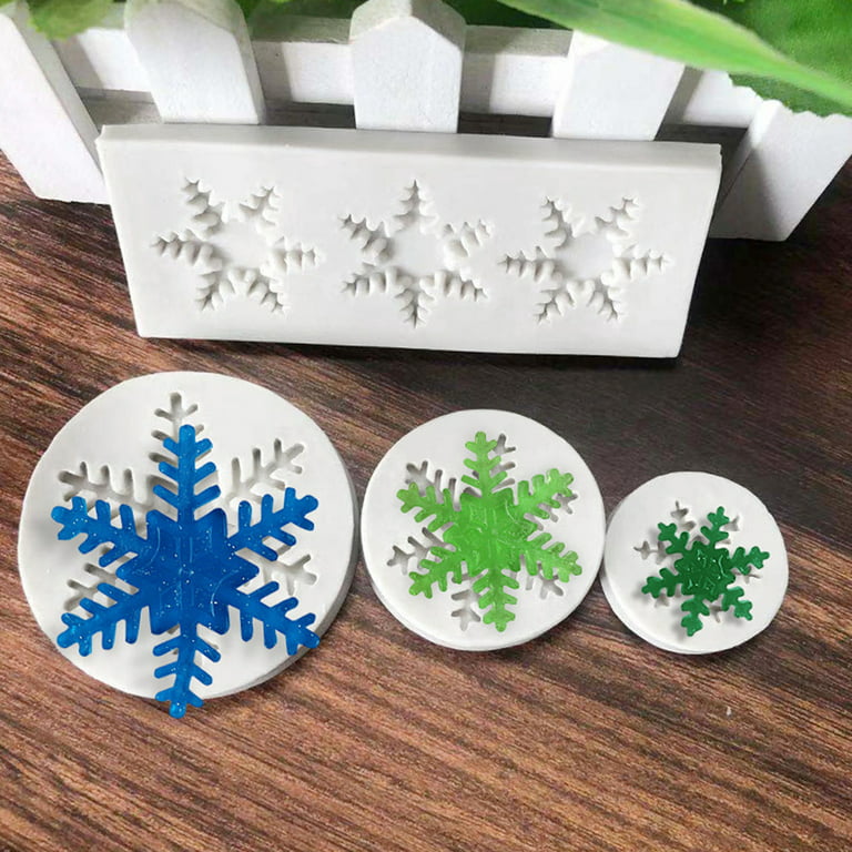 Shop 18 Pcs Snowflake Stencil Chocolate Molds Baking Cutter Candy