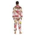 thumbnail image 4 of FORMRS Onesies Pajama for Adults Unisex Hoodie Winter Jumpsuit One Piece Sleepwear, Sizes S-2XL, Red Lobster, 4 of 7
