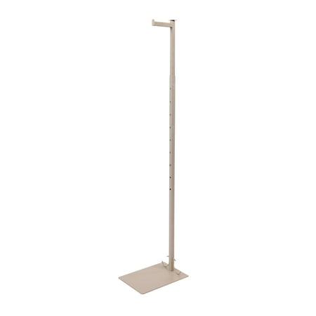 SSWBasics Adjustable Ivory Costumer Stand – Single Arm Clothes Rack - Retail Clothing and Garment Display Stand – Ideal For Showcasing Hanging Items In Thrift Shops Boutiques and Retail Stores