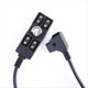 thumbnail image 1 of Cable Divisor D-Tap Conector Macho D-Tap A 4 Puertos Hembra D-Tap Fuente de Alimentación para Batería V-Mount D-Tap Power Hub, 1 of 5