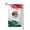 Square, variant on Garden Flag Mexican Flag Print Double Sided Small Yard Holiday Garden Flag for Outside Decor 12.5x18 Inch Square